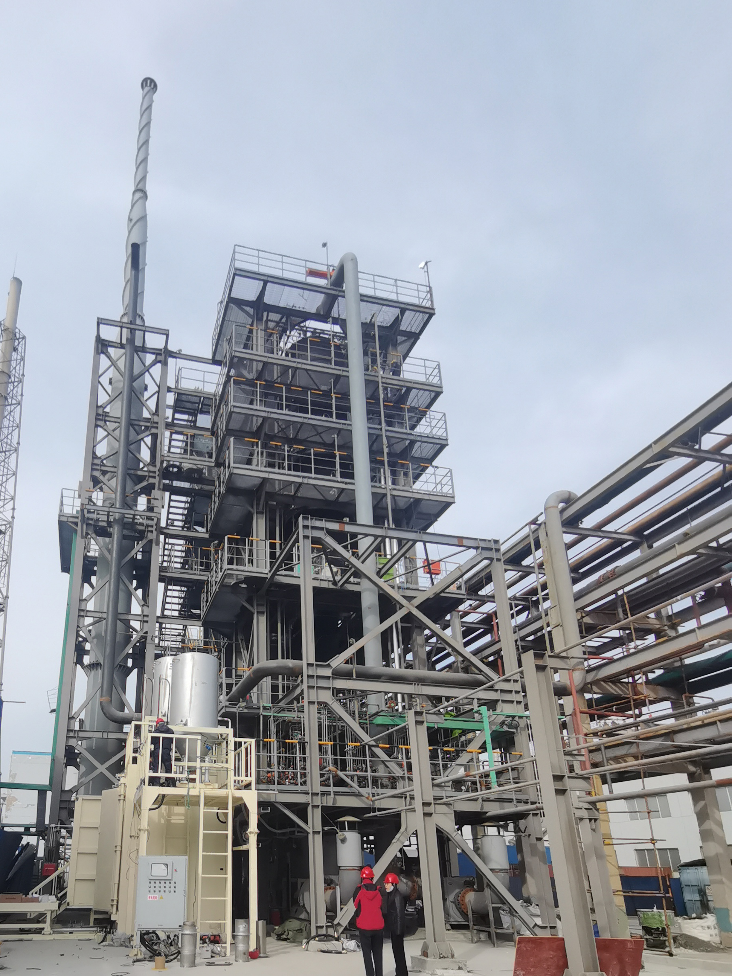 唐山某有機(jī)硅企業(yè)尾氣焚燒系統(tǒng)投料開車成功